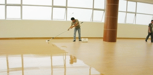 溧阳地板打蜡案例